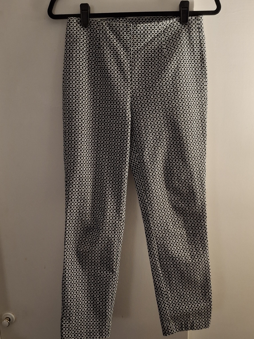 Tribal Black & White Geometric Women's Pants
